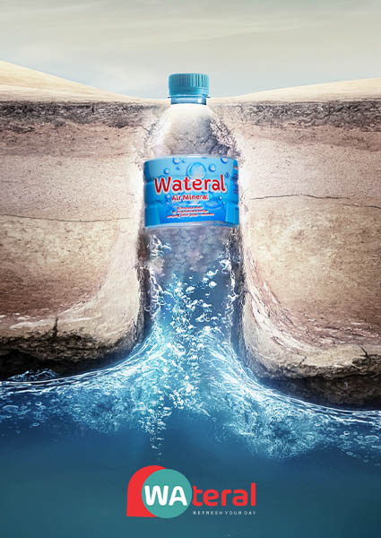 Wateral adalah air minum yang bersumber dari mata air terbaik.